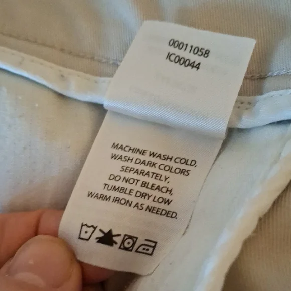 Haggar Men’s 100% Cotton Classic Chino Pants - 34W x 30L - Khaki - Picture 4 of 7